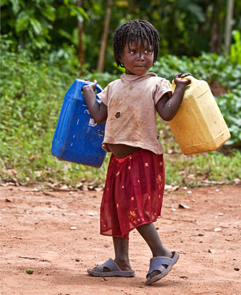 carrying water